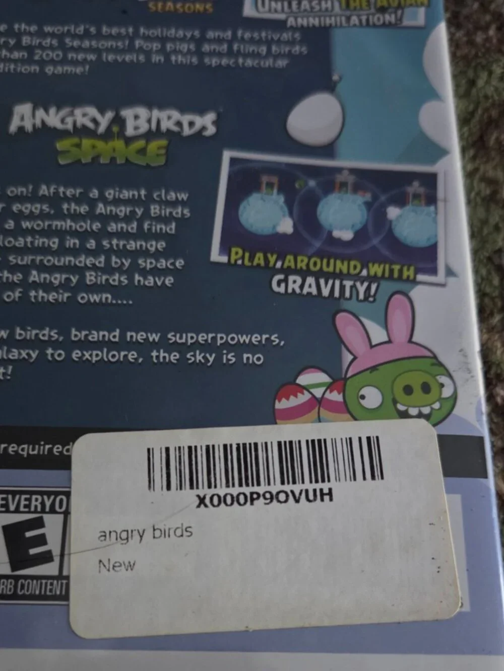 *NWT* Angry Birds PC CD-ROM Game (SEALED) 3 games & poster included!